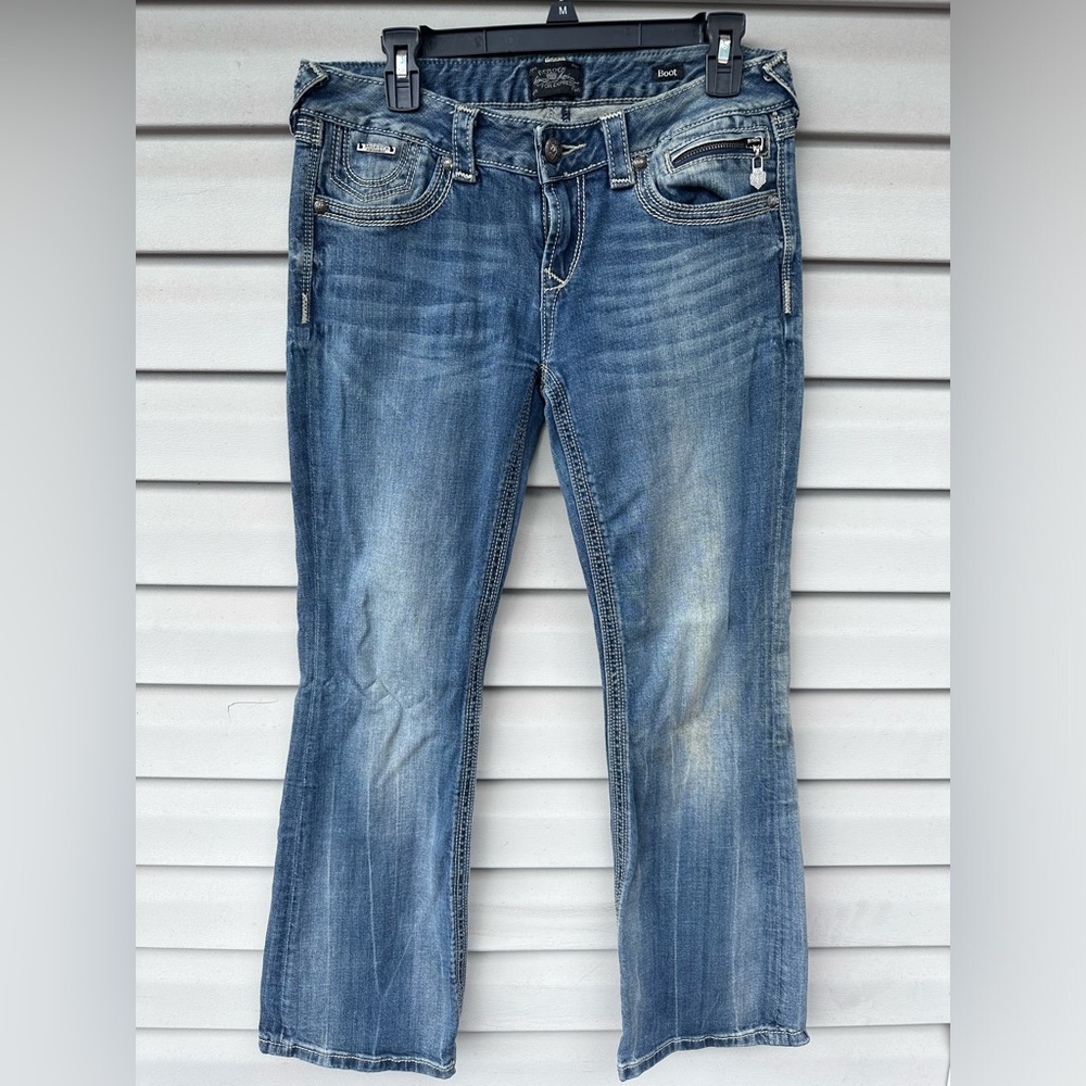Rerock for Express boot cut jeans size 8S